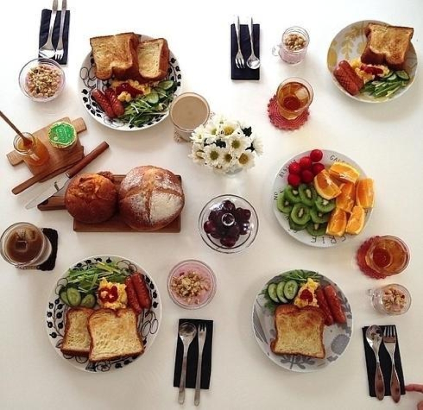 Incredibly beautiful breakfasts on Instagram