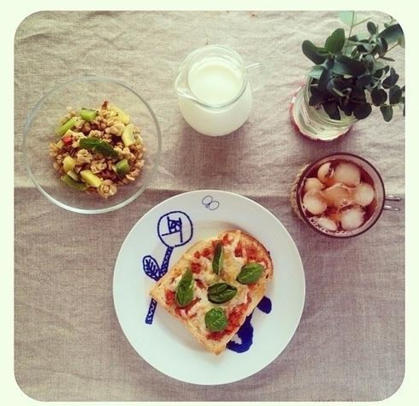 Incredibly beautiful breakfasts on Instagram