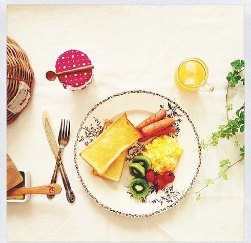 Incredibly beautiful breakfasts on Instagram