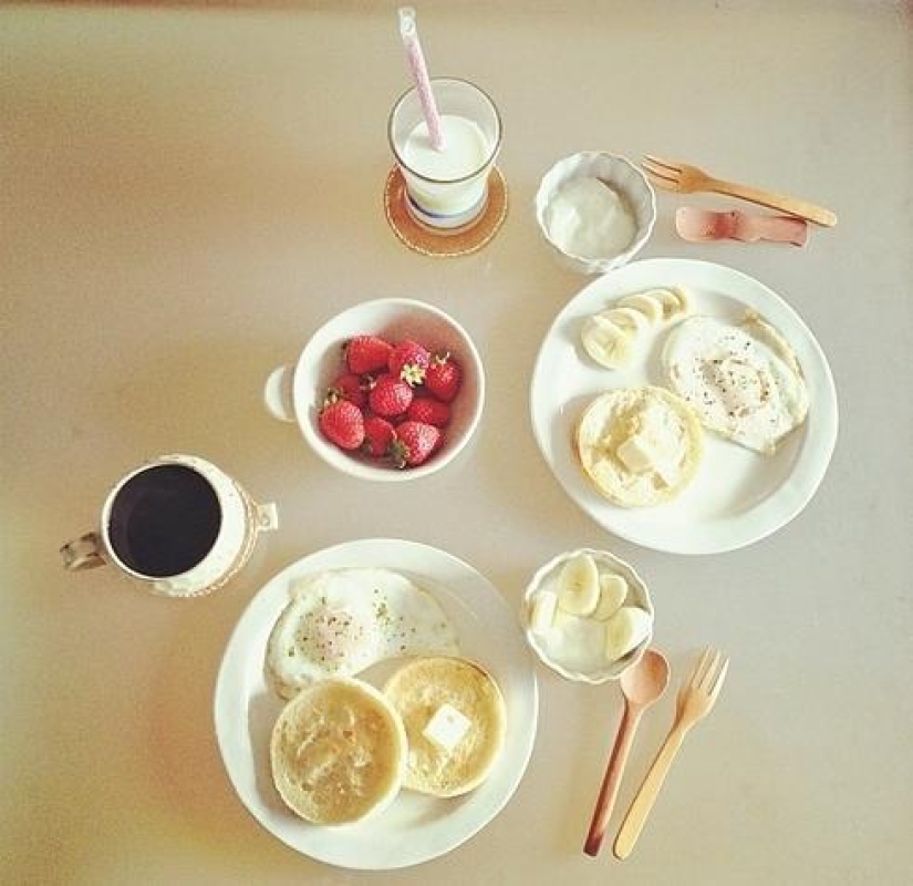 Incredibly beautiful breakfasts on Instagram