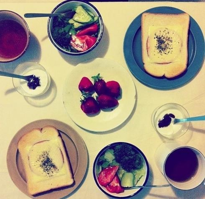 Incredibly beautiful breakfasts on Instagram