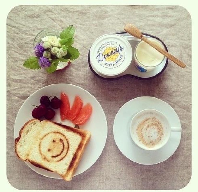Incredibly beautiful breakfasts on Instagram