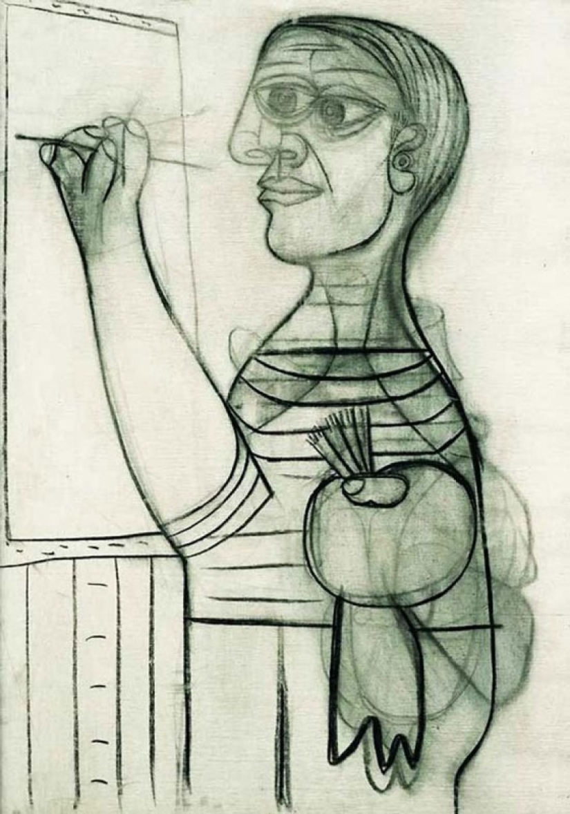 Inexistente evolución de los autorretratos de Pablo Picasso