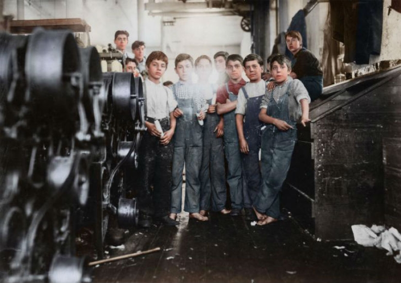 Infancia perdida: Horribles condiciones de trabajo infantil fotografiadas por Lewis Hine
