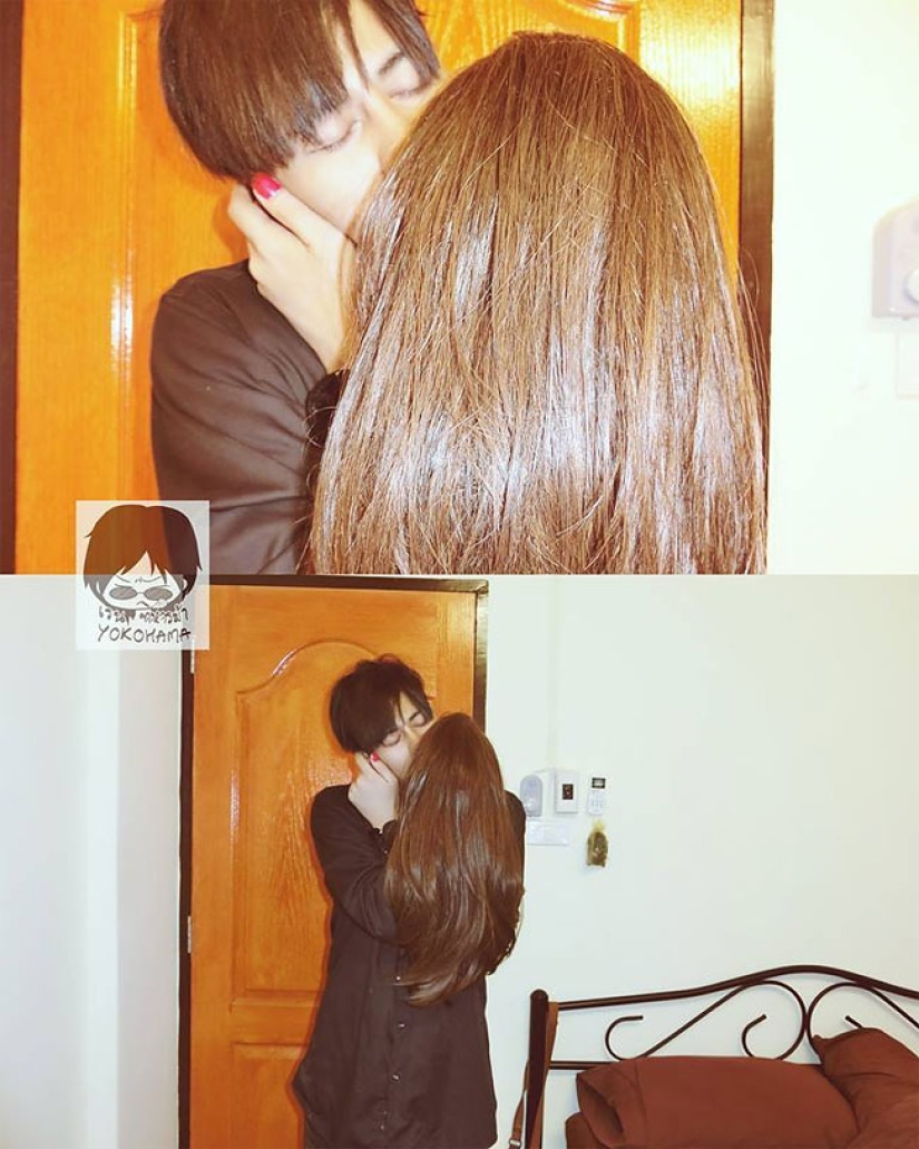 Instrucciones: cómo tomar fotos con tu novia si no tienes una