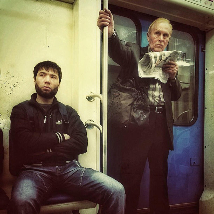 "Interesting Passengers" of the Moscow Metro