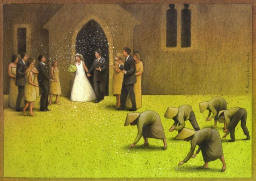 It seems our world has gone crazy: 22 caustic cartoons by Pavel Kuchinsky
