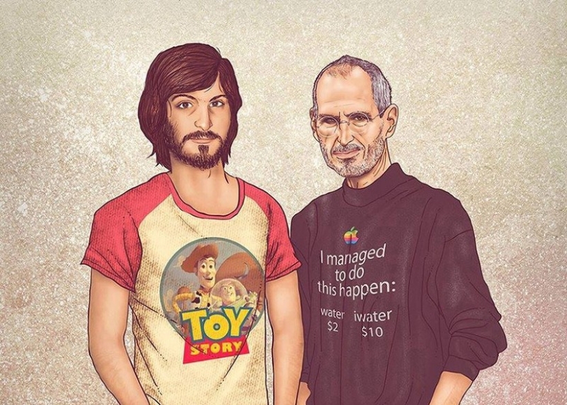 It was - it became: celebrities next to themselves in their youth