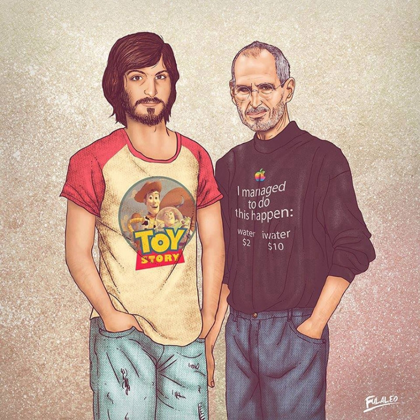 It was - it became: celebrities next to themselves in their youth
