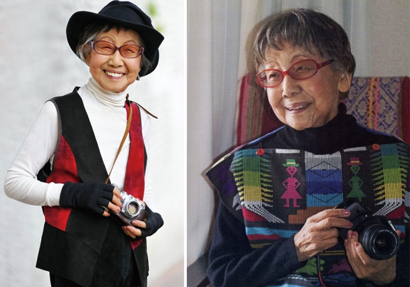 Japan&#39;s first female photojournalist still filming at age 101