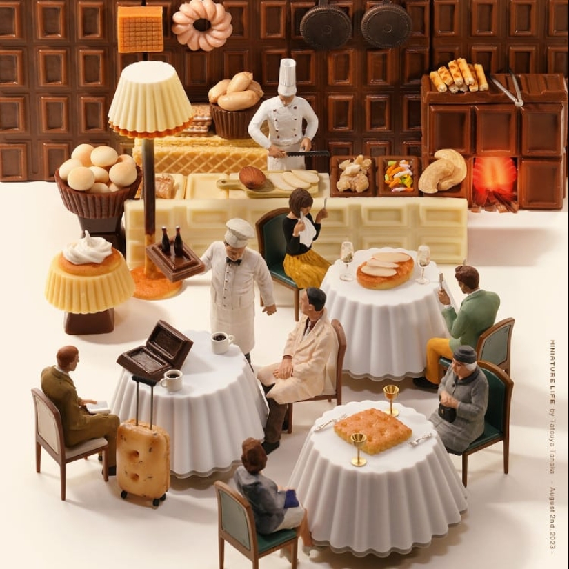 Japanese Artist Has Been Creating Miniature Scenes Every Day For 12 Years Japanese Artist Has Been Creating Miniature Scenes Every Day For 12 Years