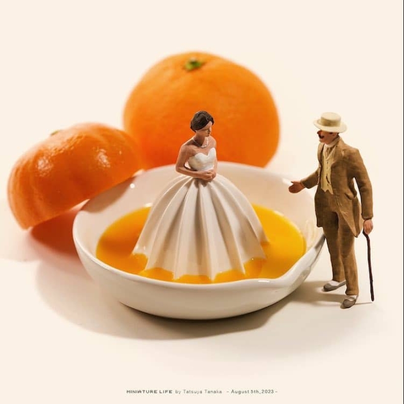 Japanese Artist Has Been Creating Miniature Scenes Every Day For 12 Years Japanese Artist Has Been Creating Miniature Scenes Every Day For 12 Years