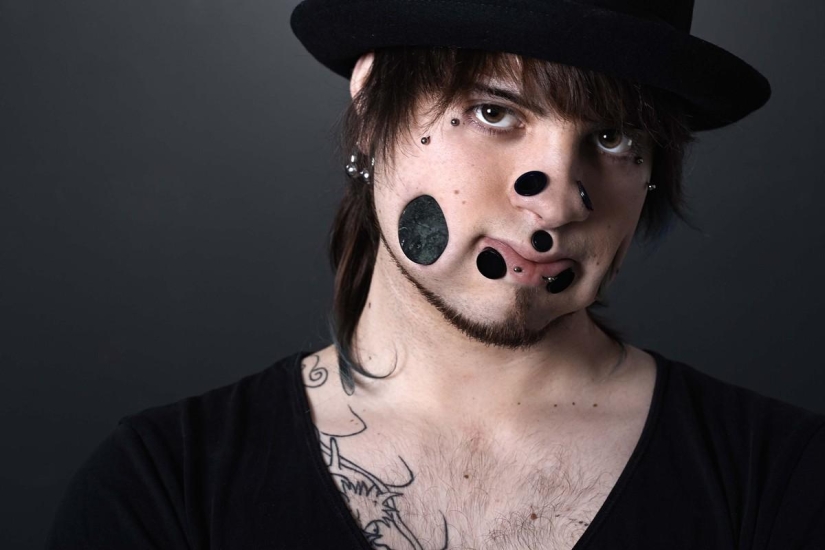 Joel Miggler is the guy who took extreme body modification to the next level. Joel Miggler is the guy who took extreme body modification to the next level.