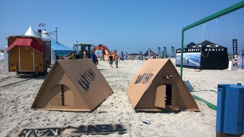 KarTent - cardboard tents for music festivals KarTent - cardboard tents for music festivals