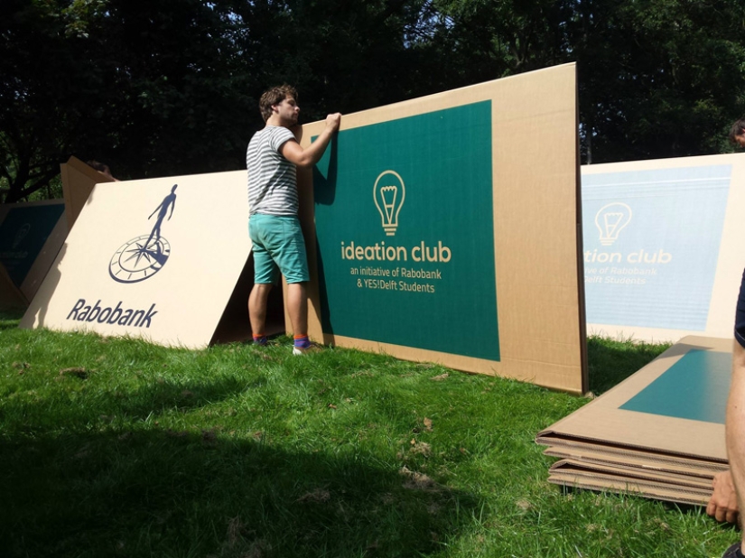 KarTent - cardboard tents for music festivals KarTent - cardboard tents for music festivals