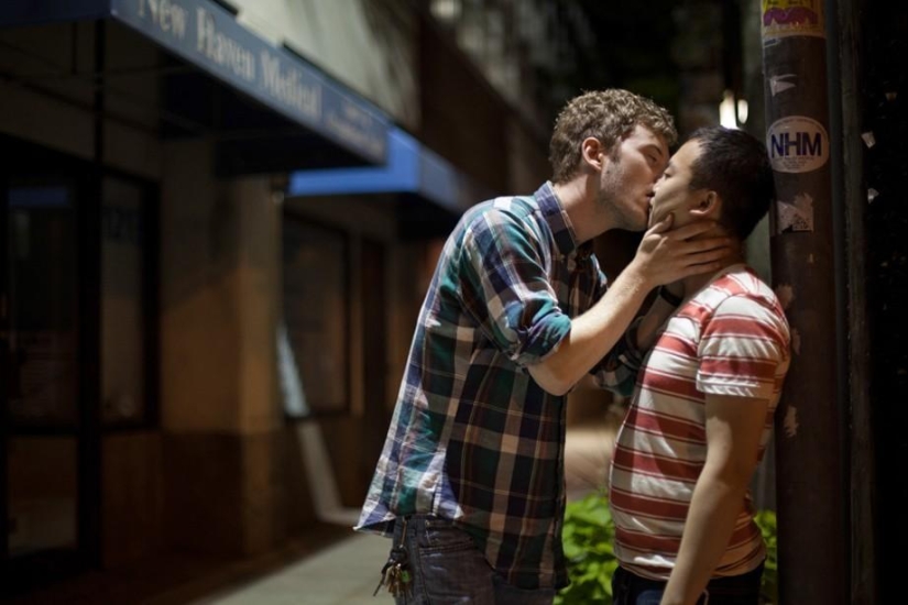 Kisses from friends and strangers