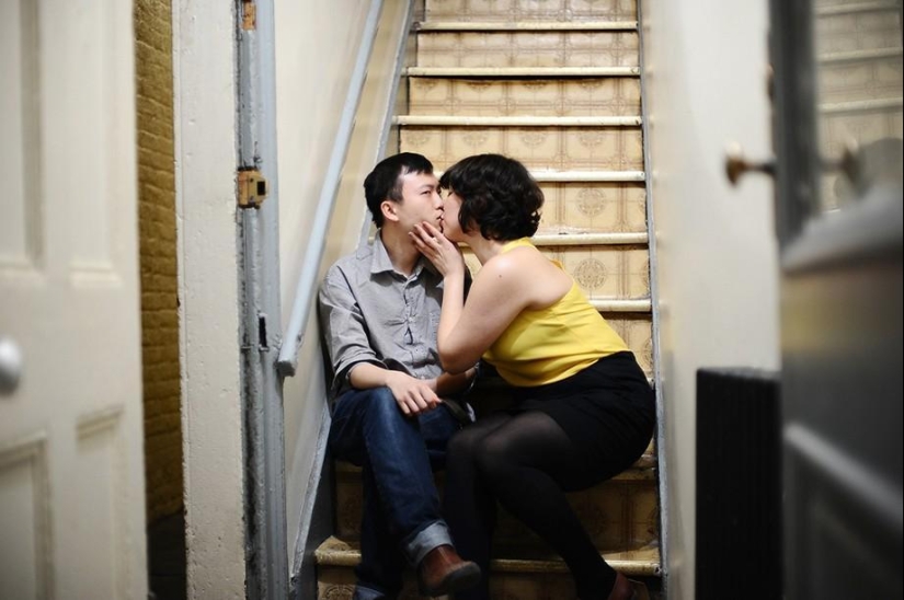 Kisses from friends and strangers