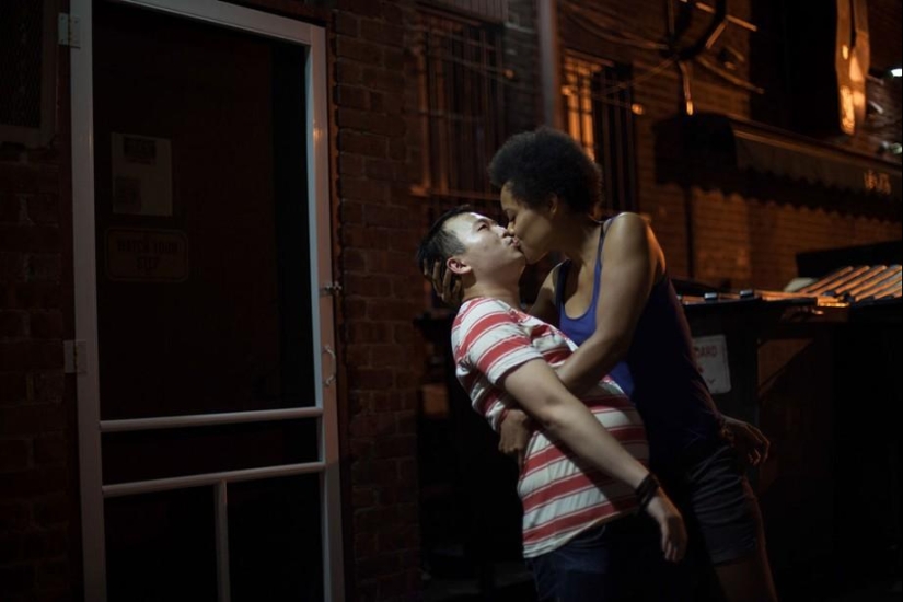 Kisses from friends and strangers