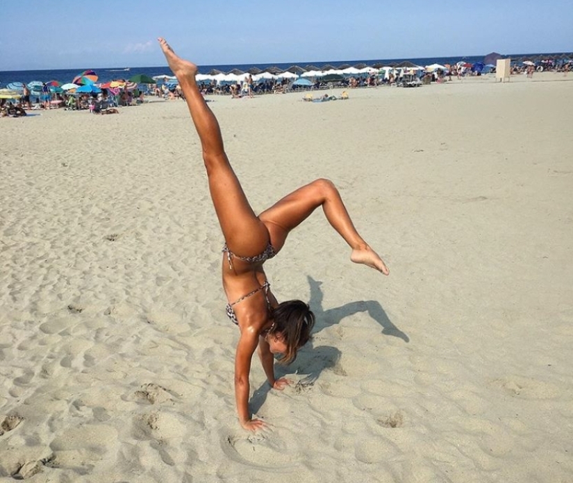 La atleta más bella de Macedonia, la karateka Monika Stefanovska