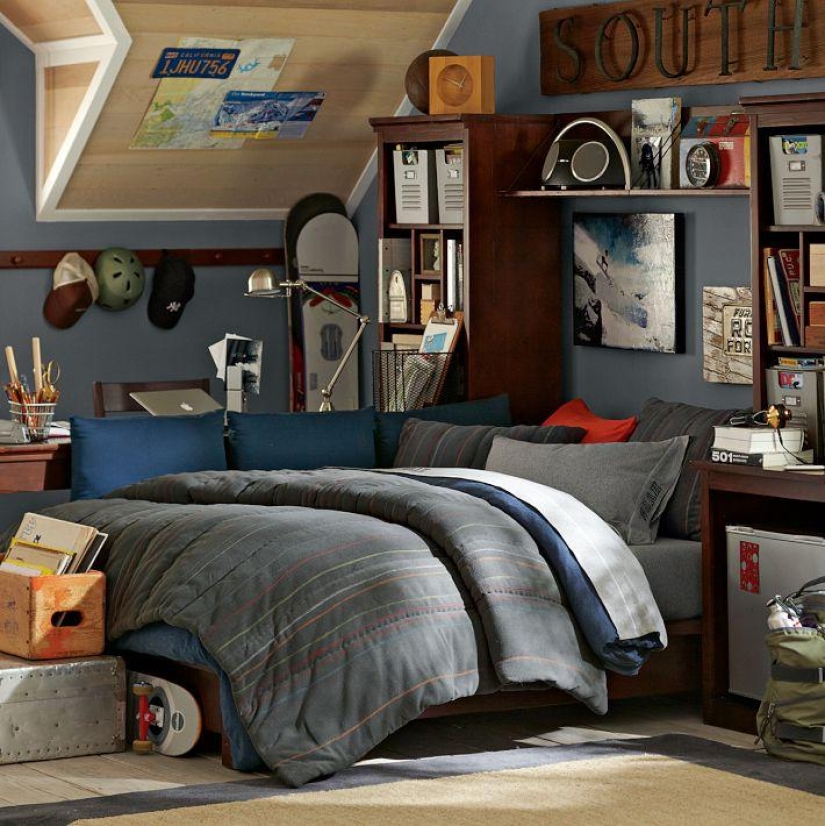 La decoración de las habitaciones de los adolescentes estadounidenses La decoración de las habitaciones de los adolescentes estadounidenses