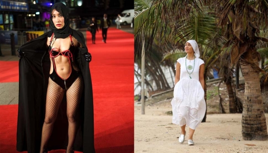 La estrella de Bollywood renunció a los senos de silicona, los atuendos reveladores y un estilo de vida glamoroso para convertirse en monja La estrella de Bollywood renunció a los senos de silicona, los atuendos reveladores y un estilo de vida glamoroso para convertirse en monja