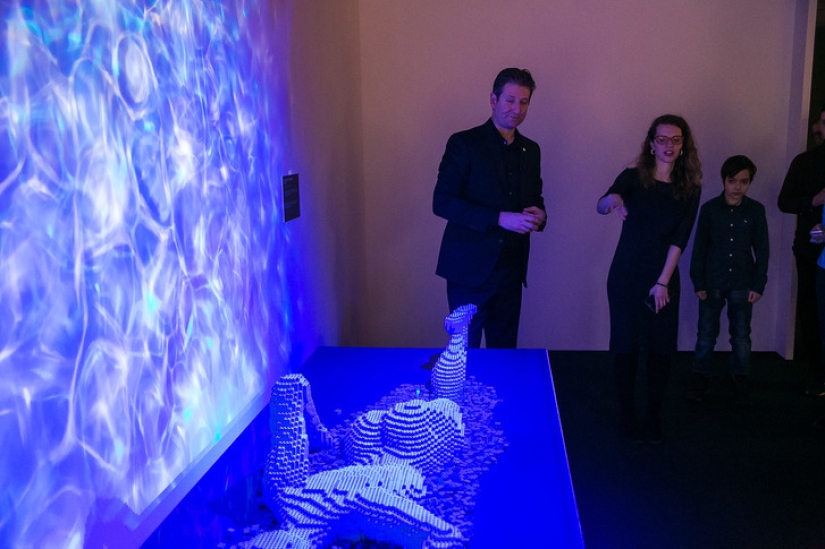La exposición de fama mundial "El arte de LEGO" se inauguró en Moscú