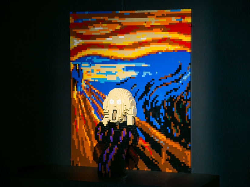 La exposición de fama mundial "El arte de LEGO" se inauguró en Moscú