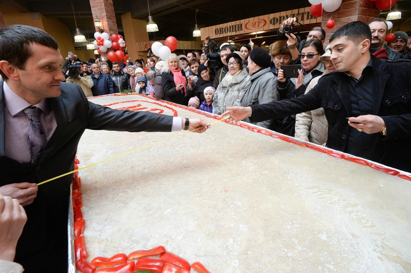 La gelatina más grande del mundo se preparó en Moscú