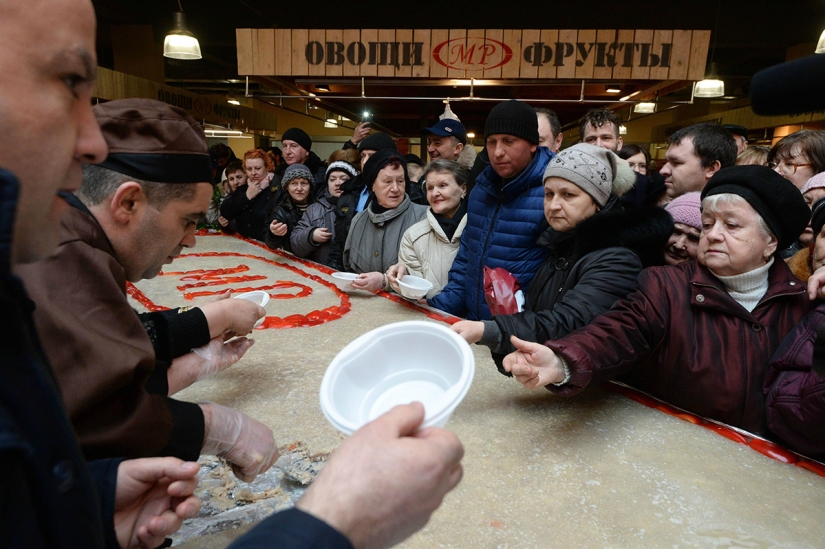 La gelatina más grande del mundo se preparó en Moscú
