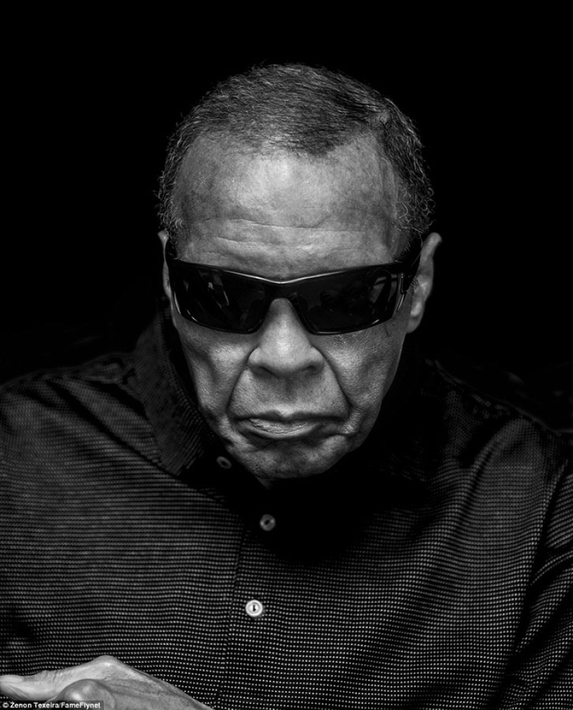 La última sesión de fotos de Muhammad Ali después de 32 años de enfermedad de Parkinson