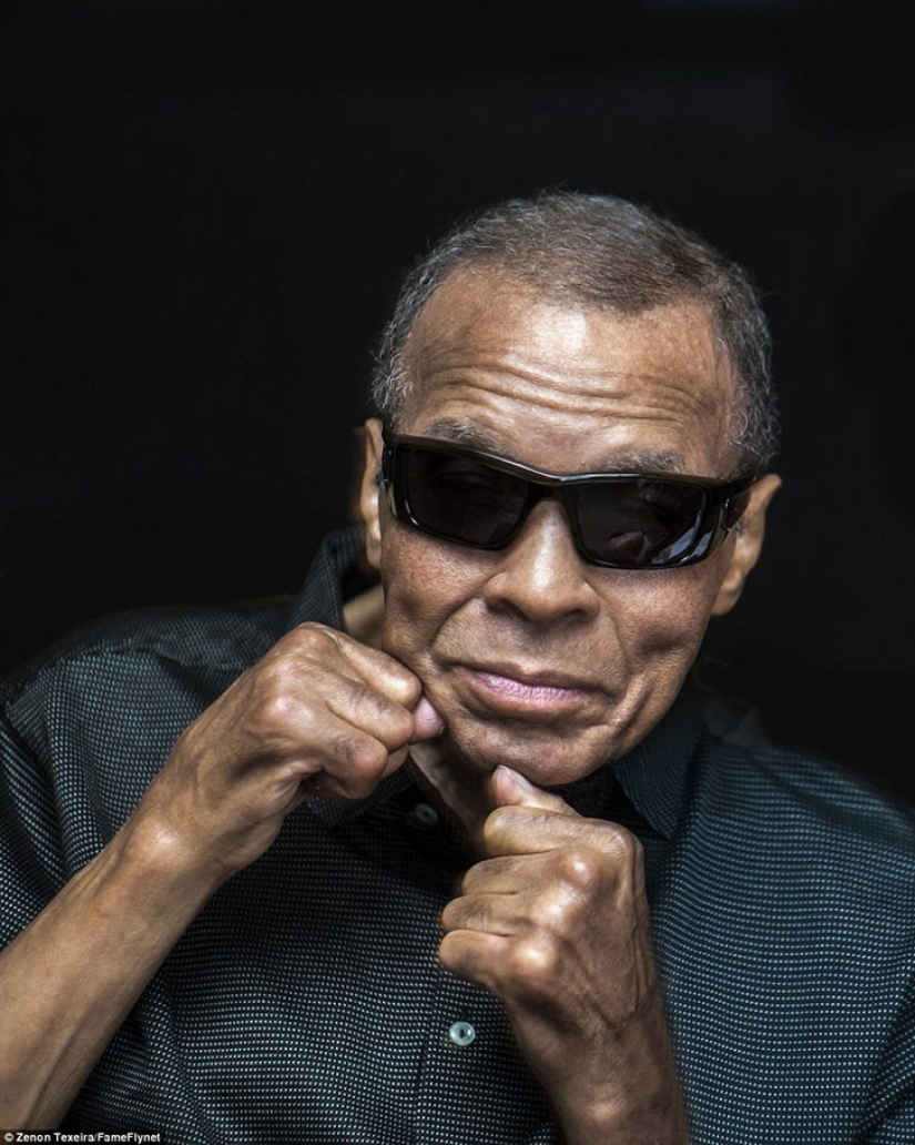 La última sesión de fotos de Muhammad Ali después de 32 años de enfermedad de Parkinson