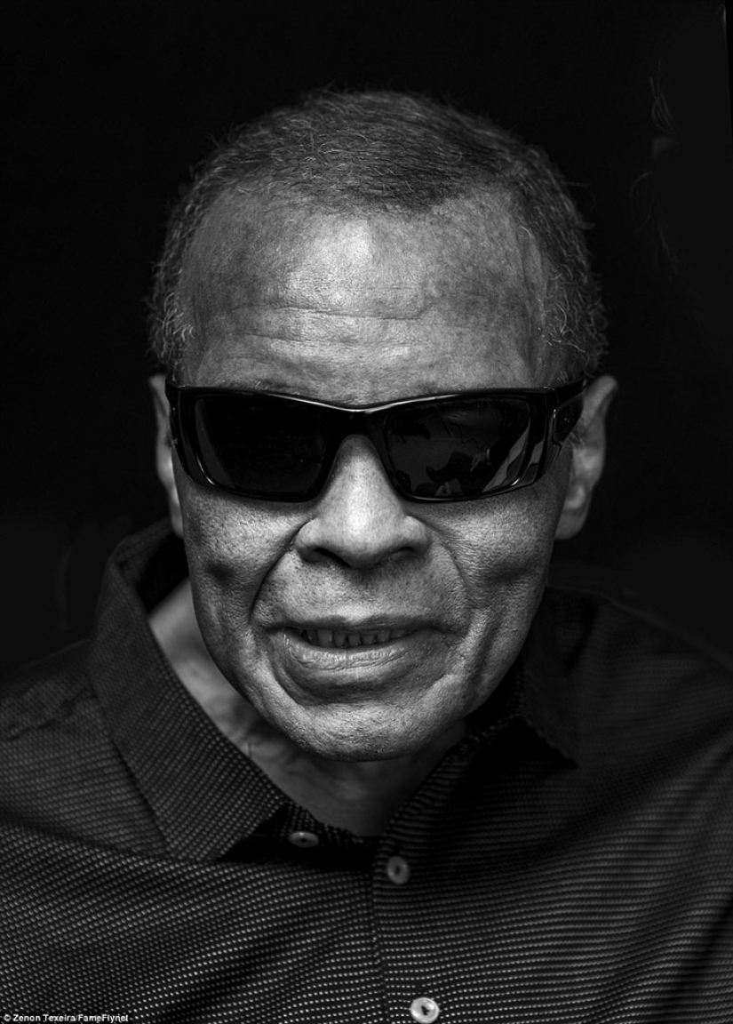 La última sesión de fotos de Muhammad Ali después de 32 años de enfermedad de Parkinson