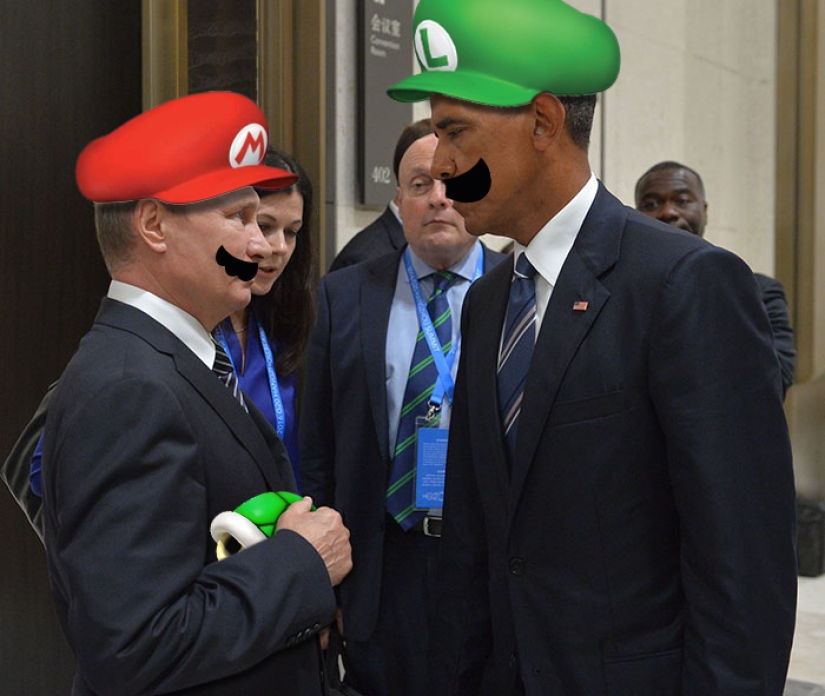 La mirada mordaz de Obama a Putin estuvo en el centro de la batalla de photojab La mirada mordaz de Obama a Putin estuvo en el centro de la batalla de photojab