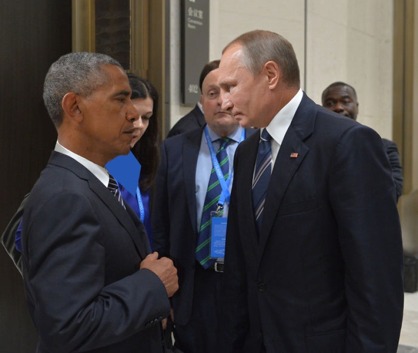La mirada mordaz de Obama a Putin estuvo en el centro de la batalla de photojab La mirada mordaz de Obama a Putin estuvo en el centro de la batalla de photojab