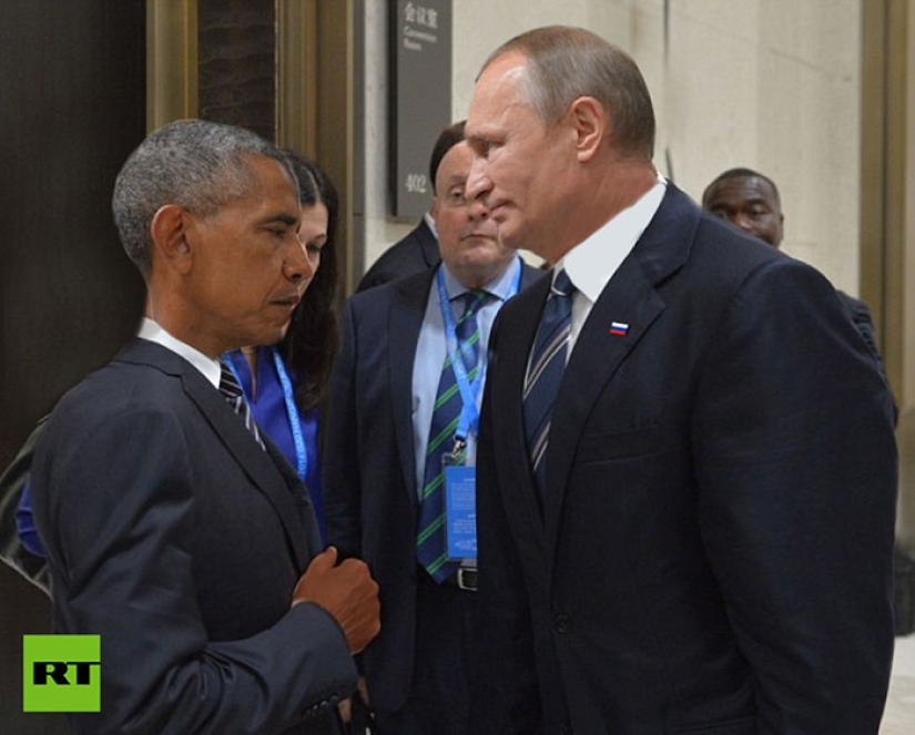 La mirada mordaz de Obama a Putin estuvo en el centro de la batalla de photojab La mirada mordaz de Obama a Putin estuvo en el centro de la batalla de photojab