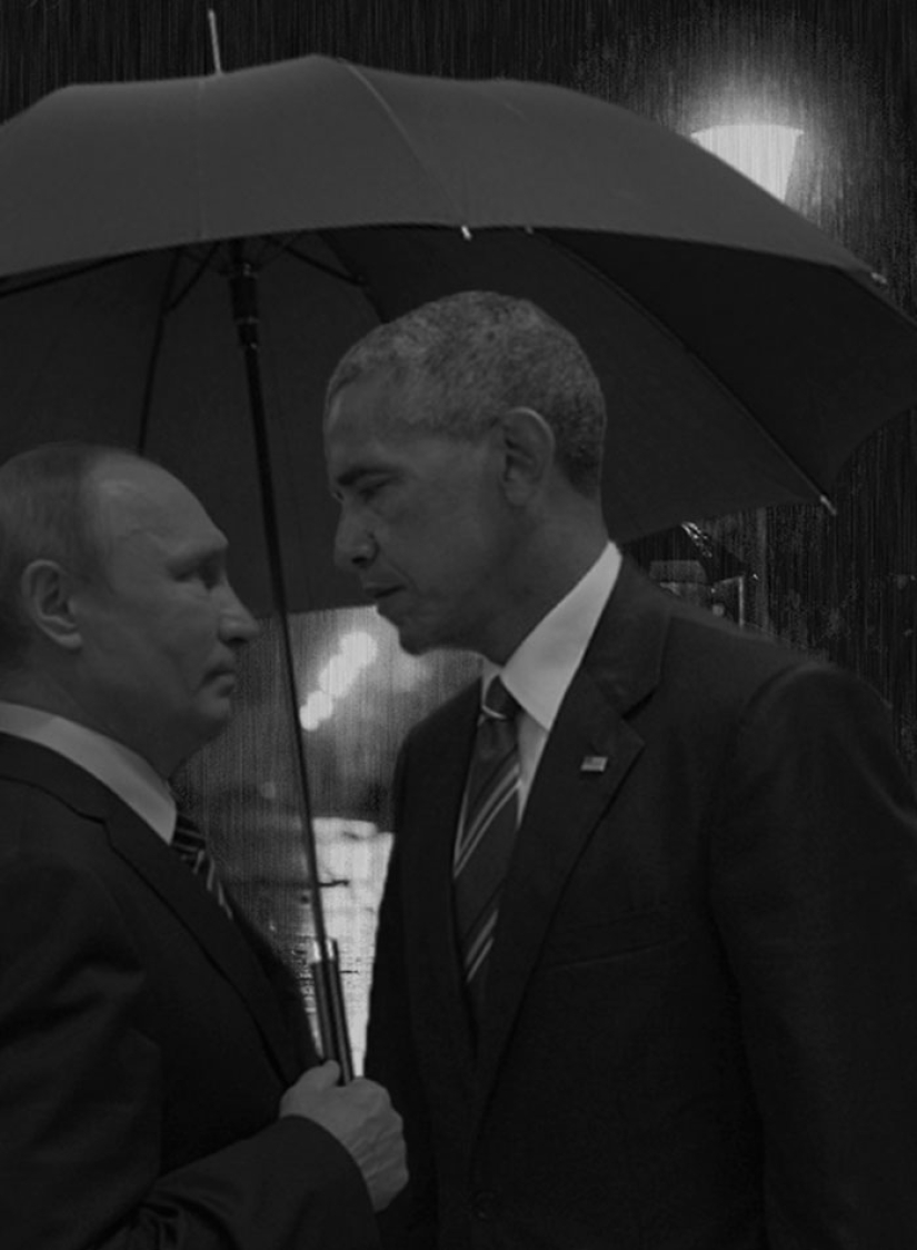 La mirada mordaz de Obama a Putin estuvo en el centro de la batalla de photojab La mirada mordaz de Obama a Putin estuvo en el centro de la batalla de photojab