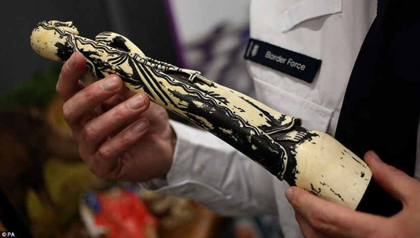 La riqueza y variedad del contrabando confiscado en el aeropuerto de Londres