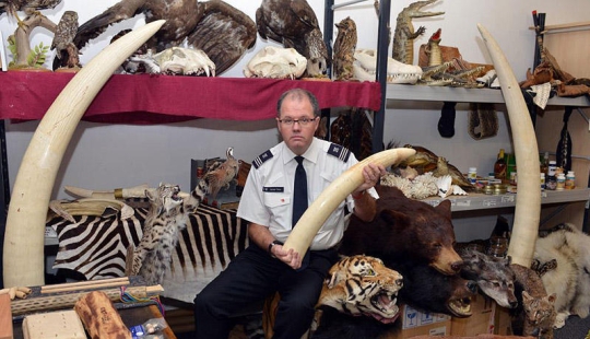 La riqueza y variedad del contrabando confiscado en el aeropuerto de Londres