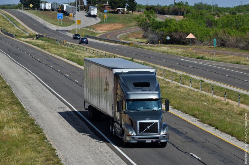 La vida de los camioneros estadounidenses.