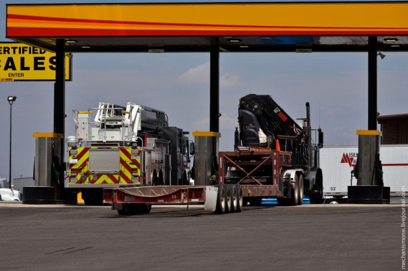 La vida de los camioneros estadounidenses.