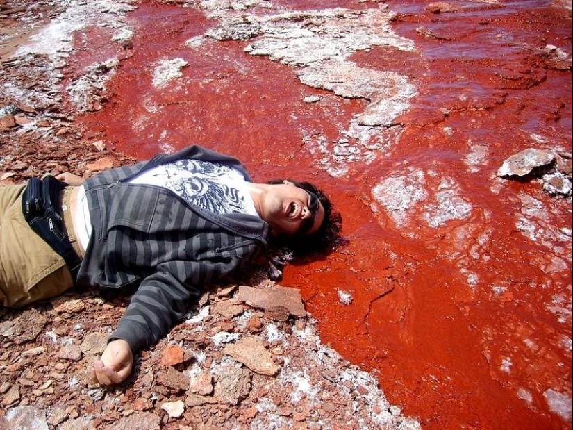 Laguna Roja en Chile