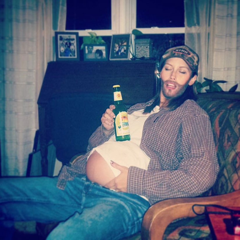 Las barrigas embarazadas también se visten para Halloween