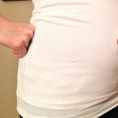 Las barrigas embarazadas también se visten para Halloween