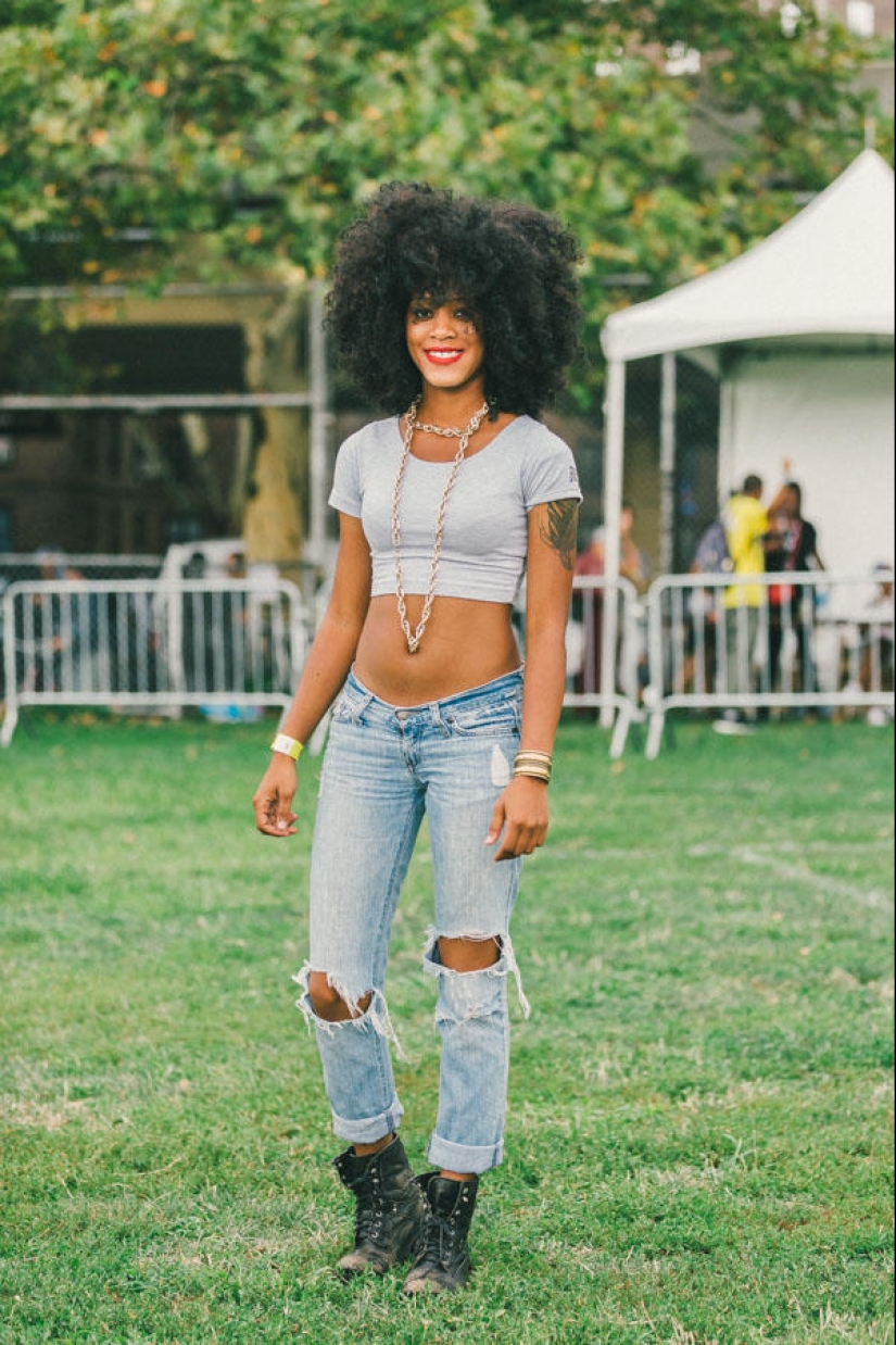 Las chicas más elegantes y hermosas del festival Afropunk-2014 Las chicas más elegantes y hermosas del festival Afropunk-2014