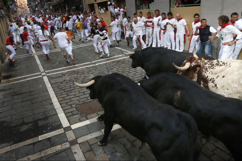 Las imágenes más emotivas de las fiestas españolas San Fermín 2013
