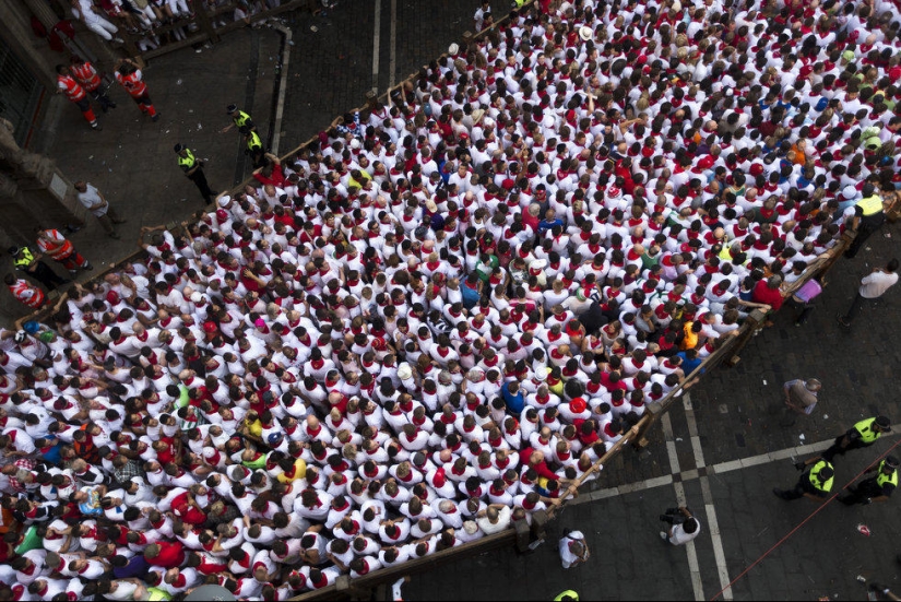 Las imágenes más emotivas de las fiestas españolas San Fermín 2013