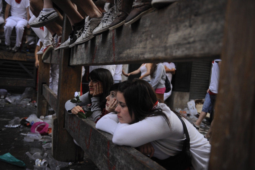 Las imágenes más emotivas de las fiestas españolas San Fermín 2013