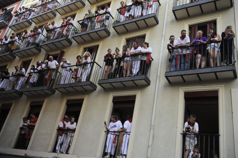 Las imágenes más emotivas de las fiestas españolas San Fermín 2013