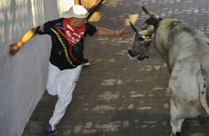 Las imágenes más emotivas de las fiestas españolas San Fermín 2013