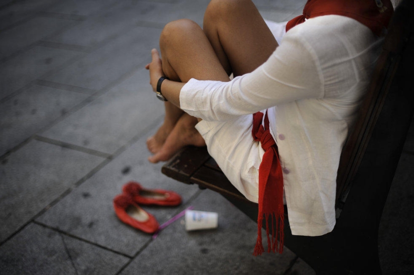 Las imágenes más emotivas de las fiestas españolas San Fermín 2013